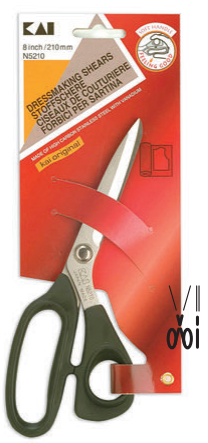 KAI Cut 5210 Professional Tailor's Scissors Straight Blade 21cm